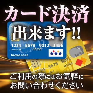 カード決済は直接お問合せ下さい。